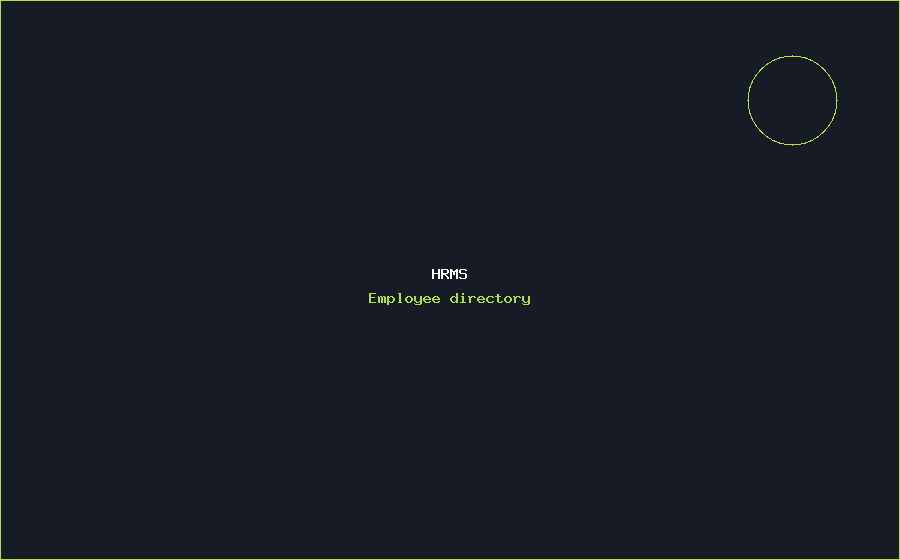 HRMS Employee directory